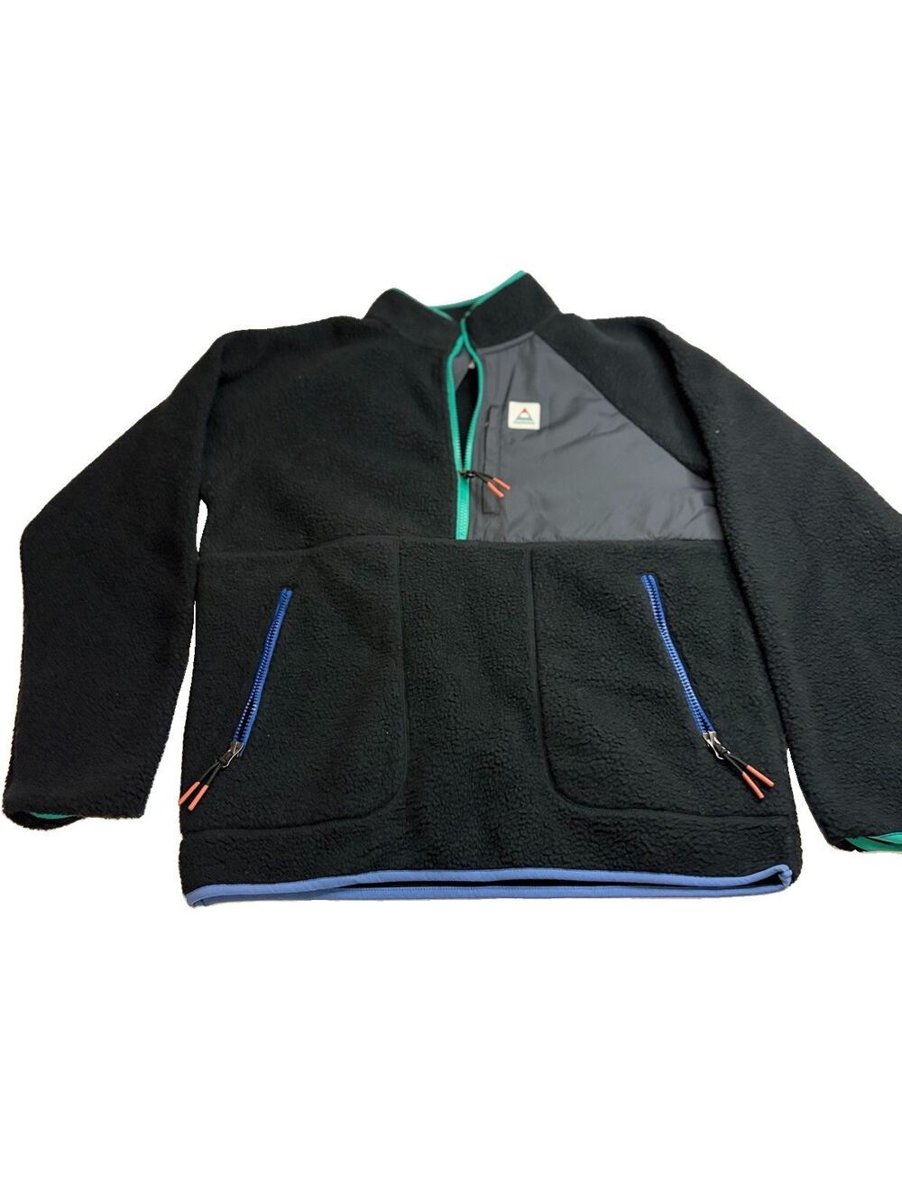 Passenger Fleece Pullover Men’s S Recycled Polyester Half Zip Sherpa Jacket